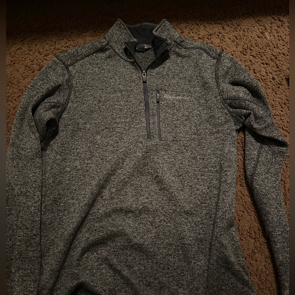 Eddie Bauer Quarter Zip Pullover Large Tall
